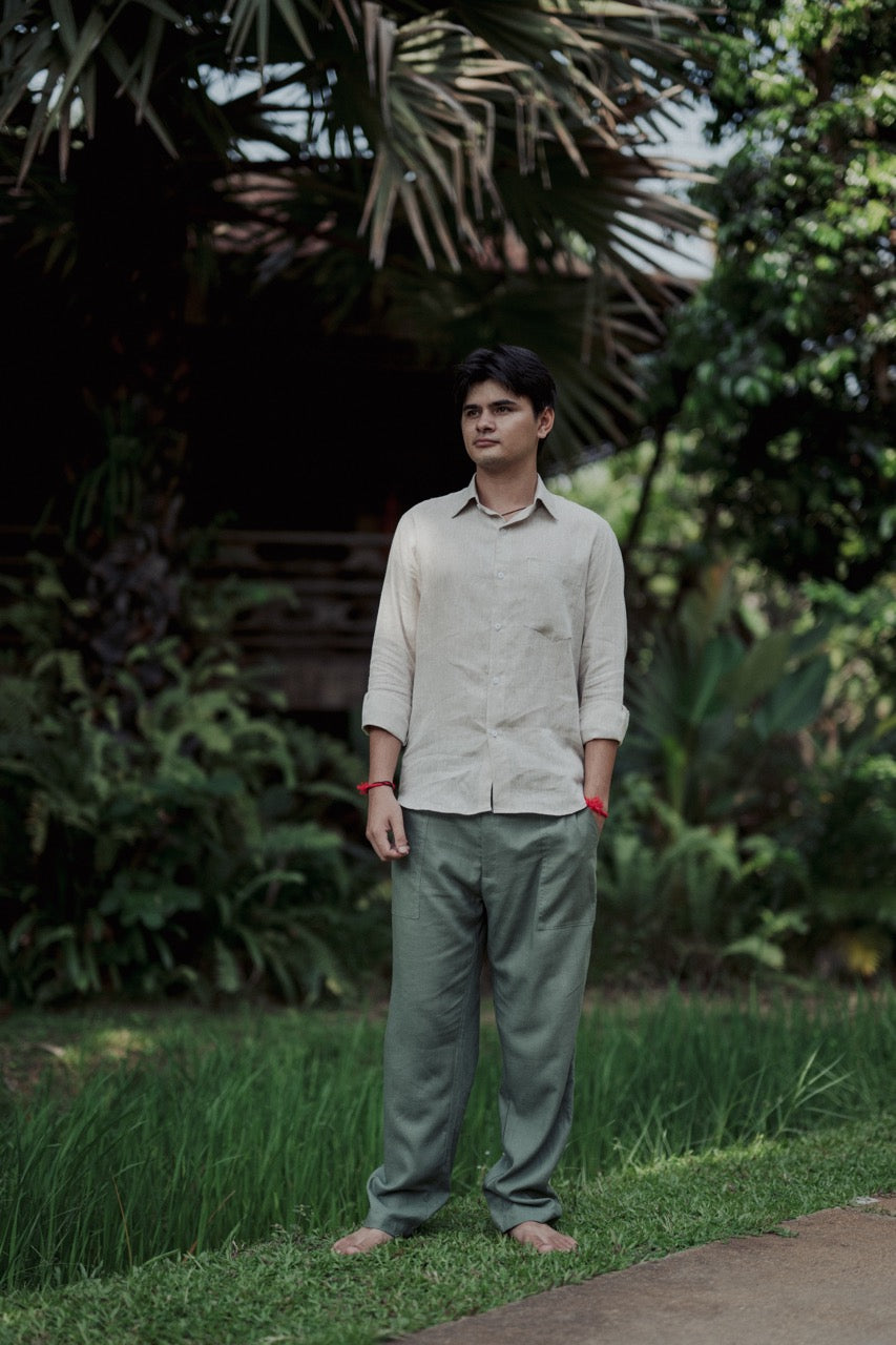 The Men Shirt, long sleeves, classic collar