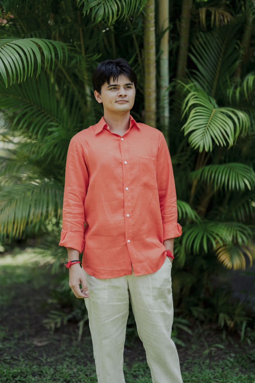 The Men Shirt, long sleeves, classic collar