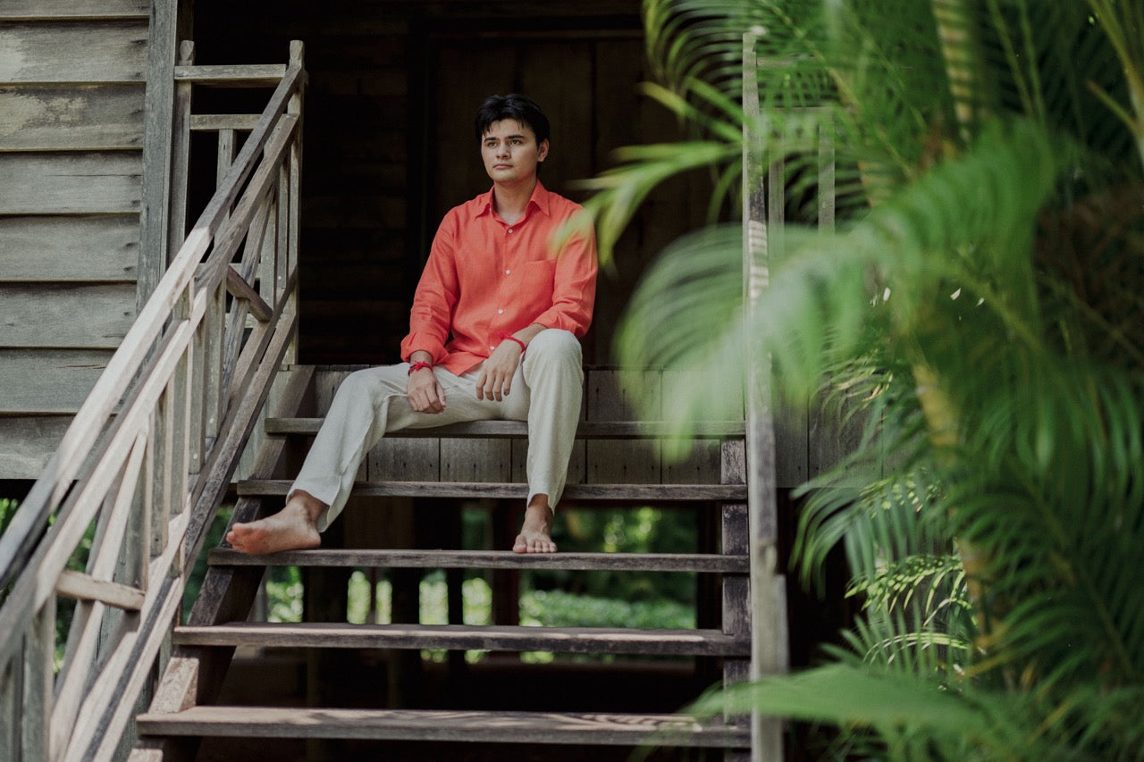 The Men Shirt, long sleeves, classic collar
