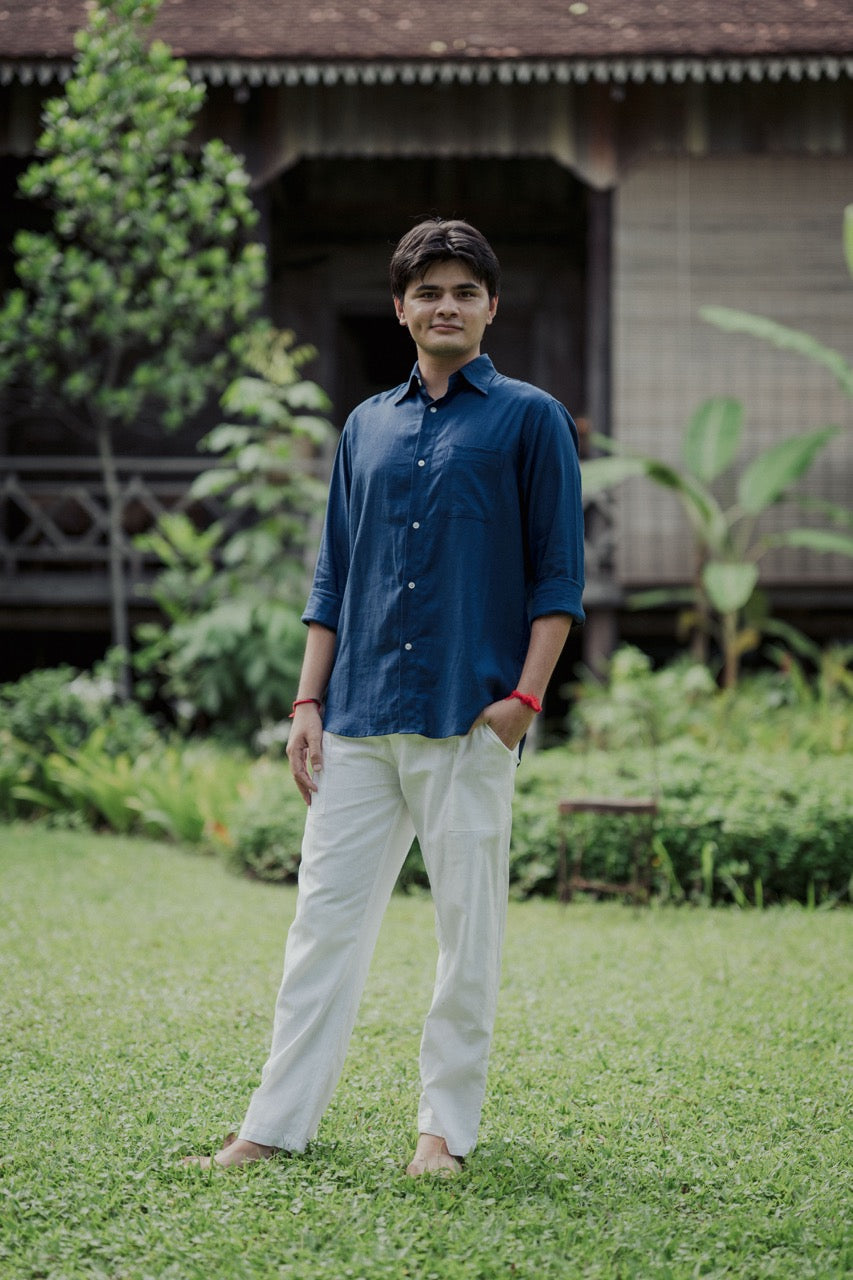 The Men Shirt, long sleeves, classic collar